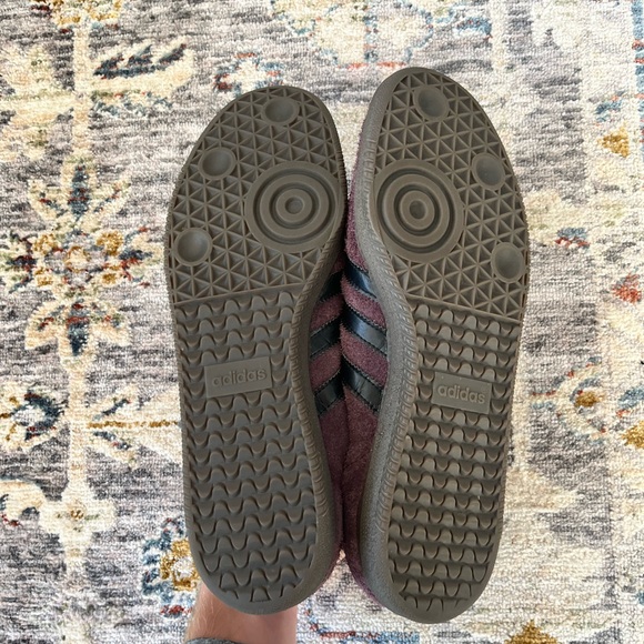 Adidas Samba Shoes - Purple Suede “Beaver” - Picture 4 of 5